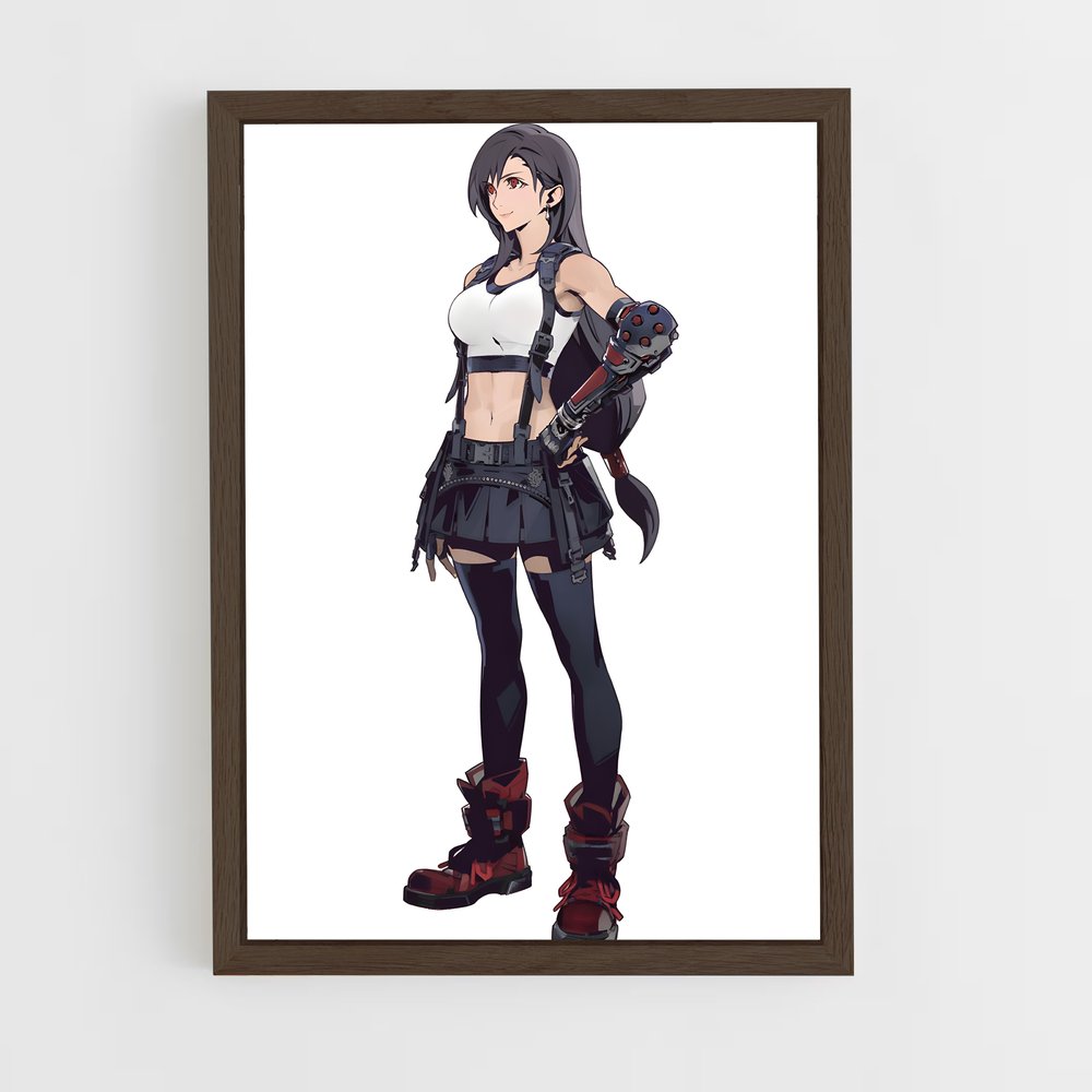 Poster Tifa, la Légende – affiche Final Fantasy (vue 5)